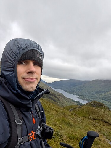 Descending down to Loch Leven, cold!
