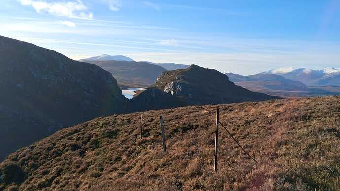 Looking back through Dirc Bheag