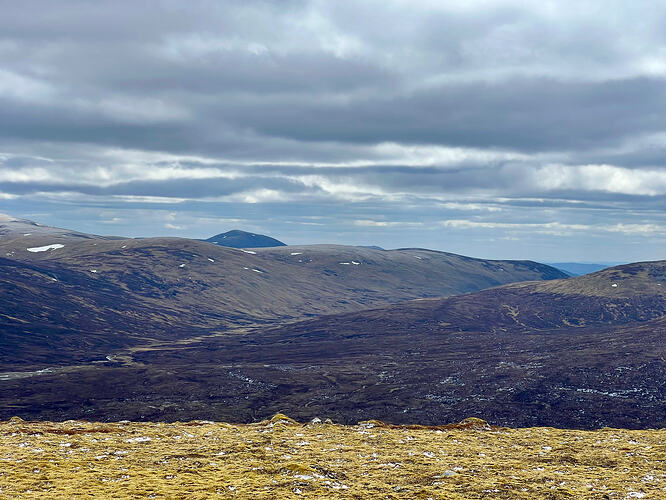 Carn Liath peaking over the ridge