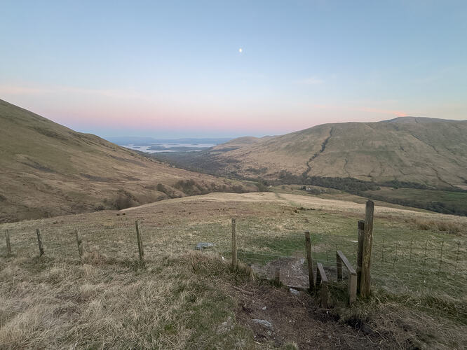 Stile on the descent into Glen Luss