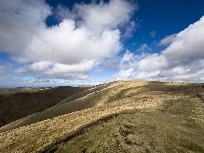 View from The Law towards Ben Cleuch.