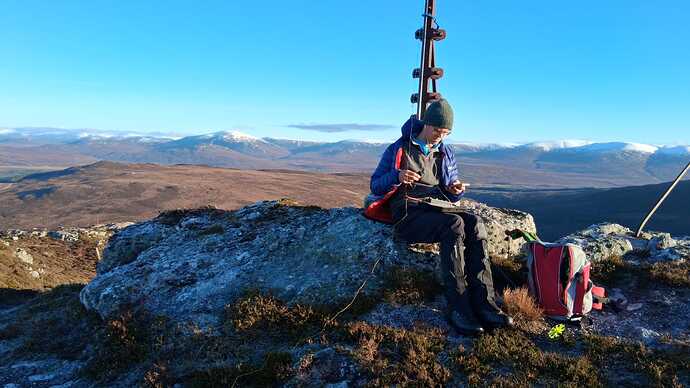 Me setting up on 40m