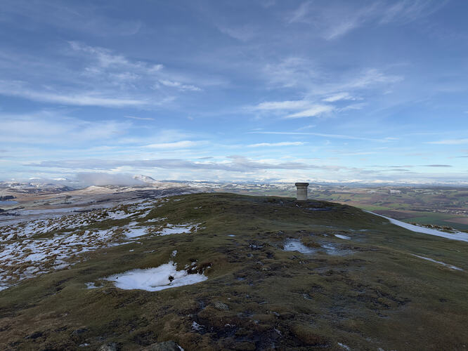 East Lomond summit area