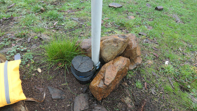 Mt Hickey mast support.