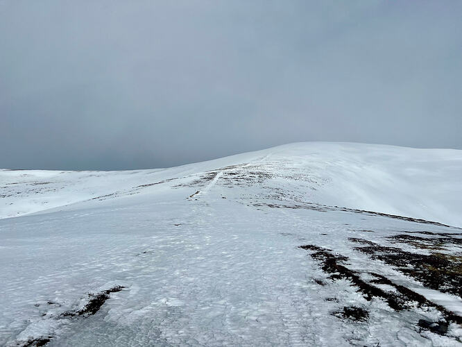 Final climb to the top