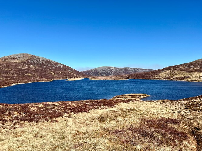 The blue of Loch an Eun