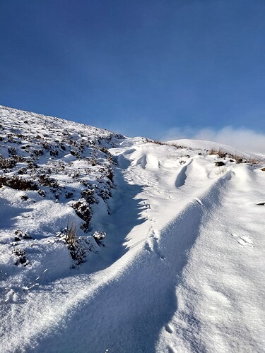 Higher snow drifts