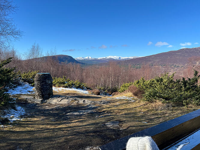 Cairn Toul from the bench