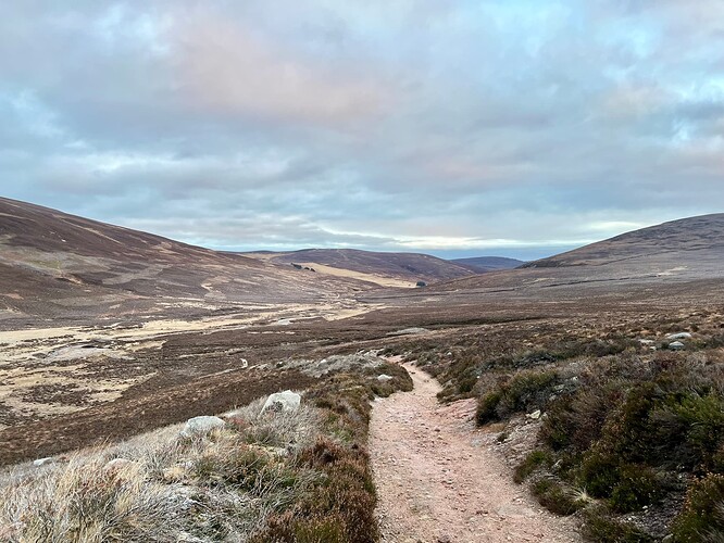 Looking back down Glen