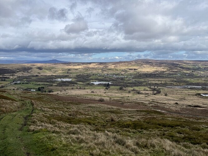 Ascending Coity Mountain