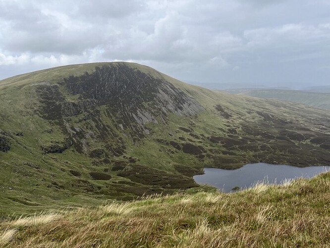 Loch Craig crags and Loch Skeen