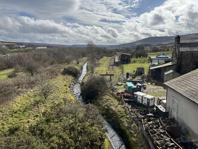 Blaenavon and Pontypool Railway from near start of walk