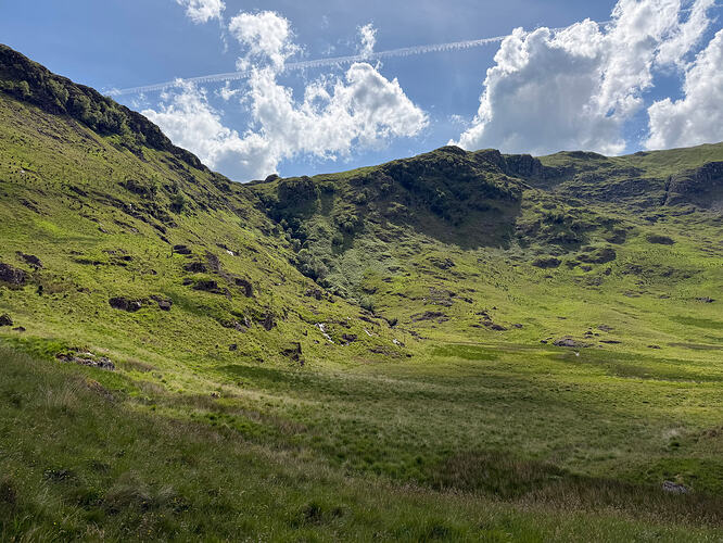 Greeted with stunning views after battling with the bog