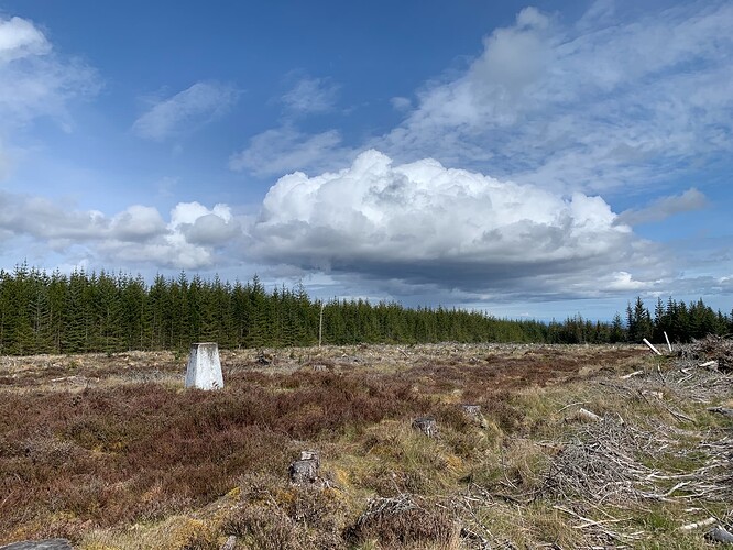 Lonely trig point