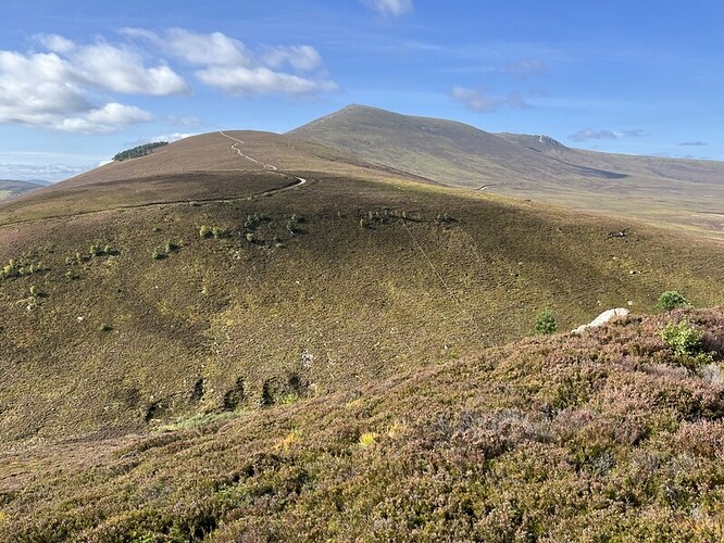 Ben Rinnes from ascent of Meikle Conval