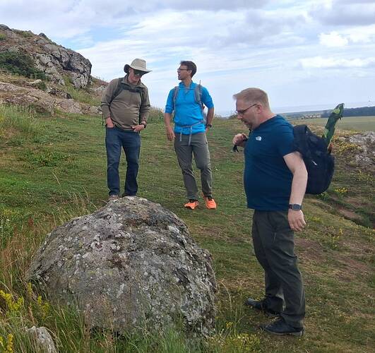 A seemingly interesting boulder