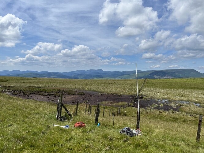 VHF on Esgair Ddu