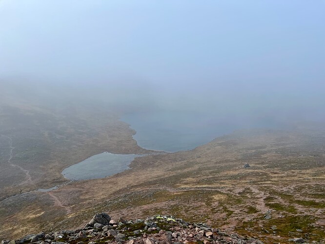 Lochs from above - little and big