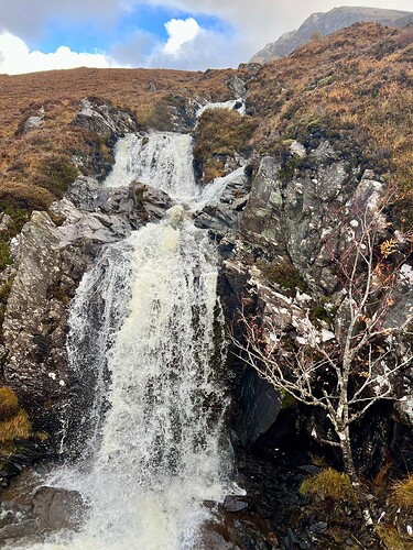 Plenty of waterfalls on the way up