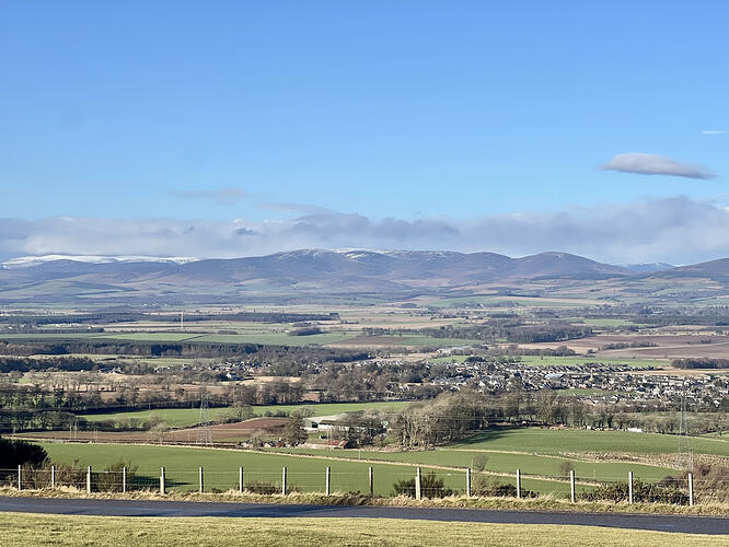 View from the ES drive on