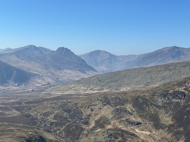 Ogwen valley view from CG