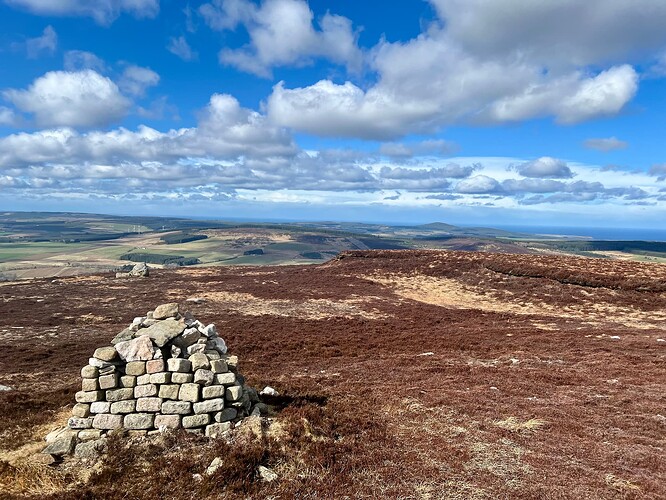 Brick cairn
