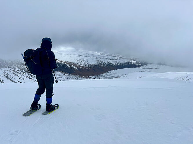 A break in the clouds