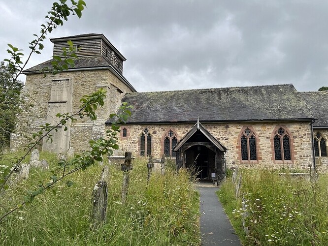 Hopesay church