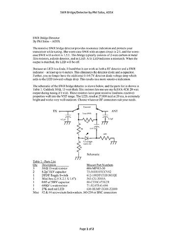 SWR Bridge Detector by Phil Salas,AD5X_1