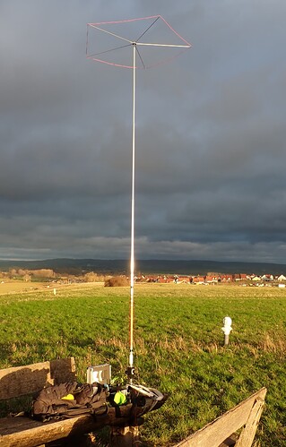 Antenna with capacity hat