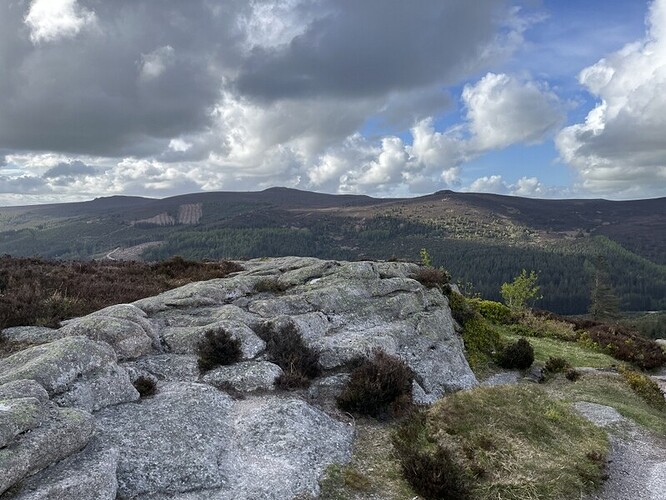 Millstone Hill towards Oxen Crag