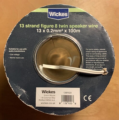 13 x 0.2mm2 speaker wire