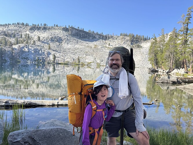 On the Shore of Ostrander Lake with Horse Ridge in the background