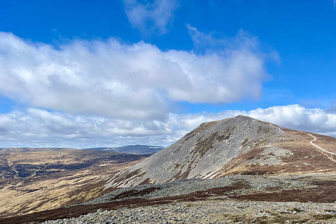 Carn a'Chlamain, looking majestic