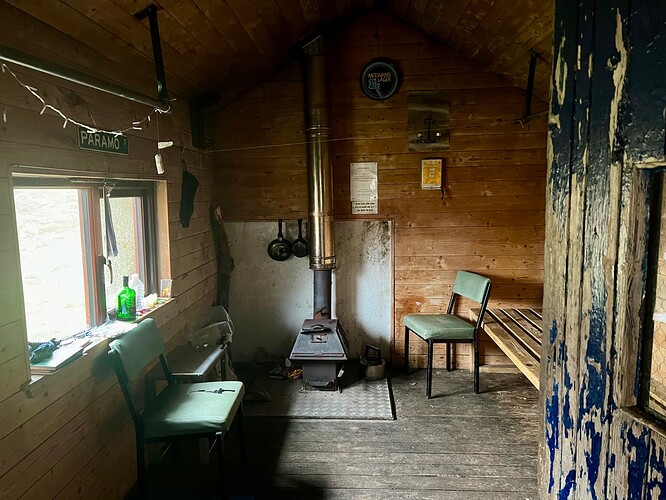 Inside the bothy