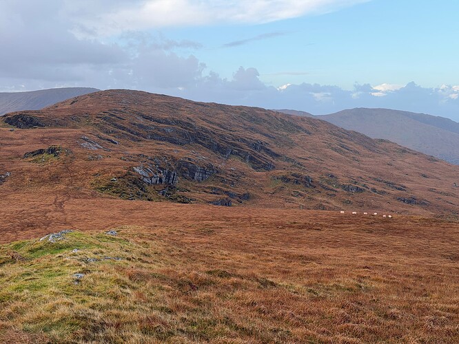 Knocknagorraveela in person. View from the east.