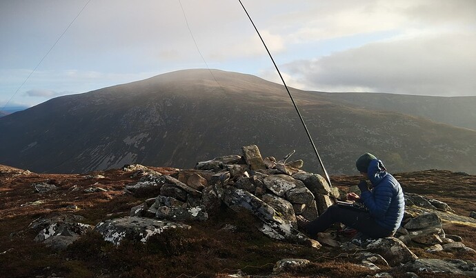 GM5ALX with GM CS-035 Meall Chuaich behind