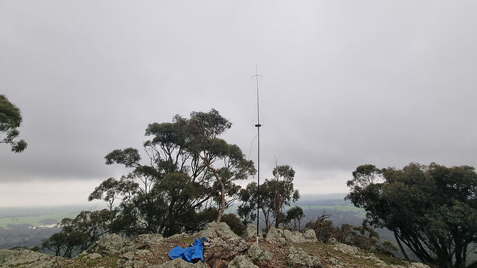 Hourglass antenna and station at Mt Piper.