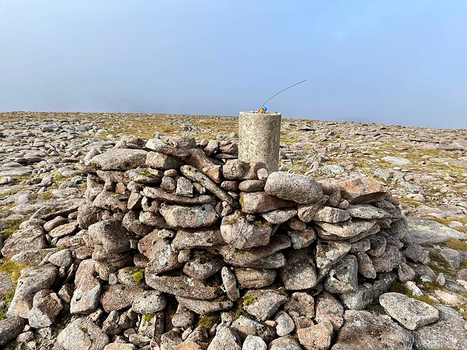 The summit, LoRa beaconing (to no-one ☹️)