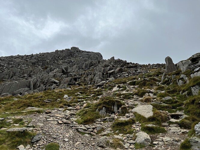 Final boulder field to Tryfan
