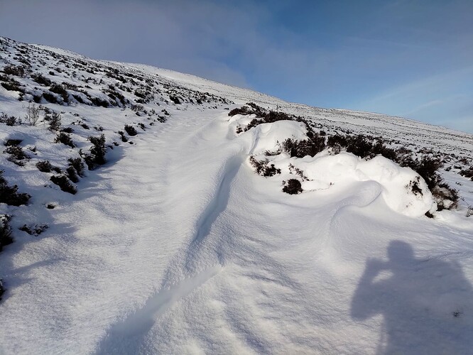 Lower snow drifts