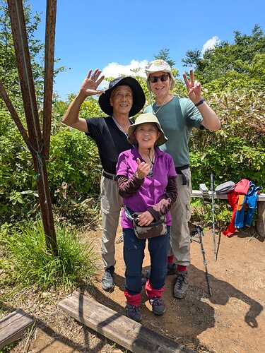 Three hams on a summit