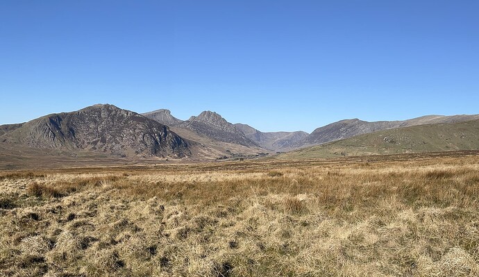 Tryfan from Pen approach