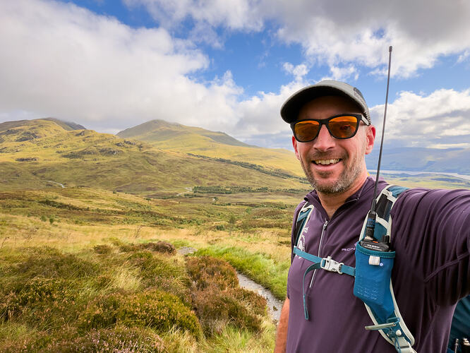 Climbing from the Ben Lawers car park up a nice path