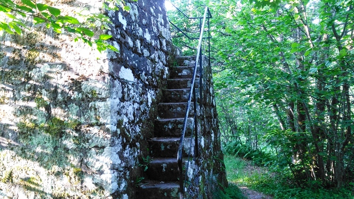 Steps to tower
