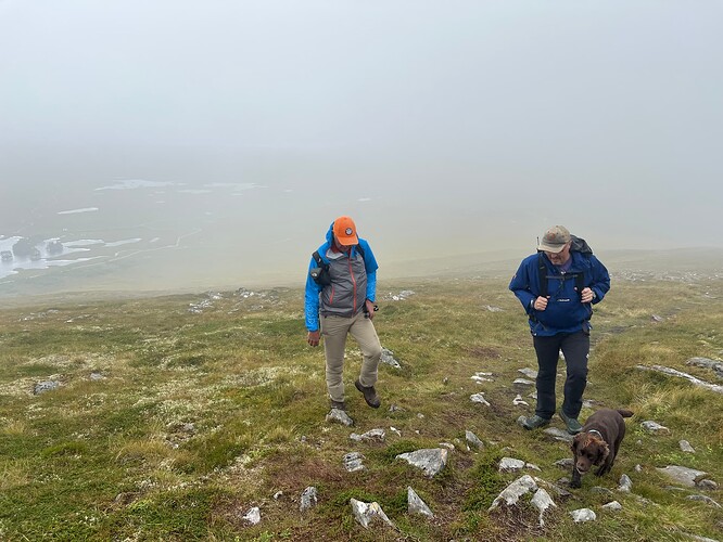 Nearing the ridge now