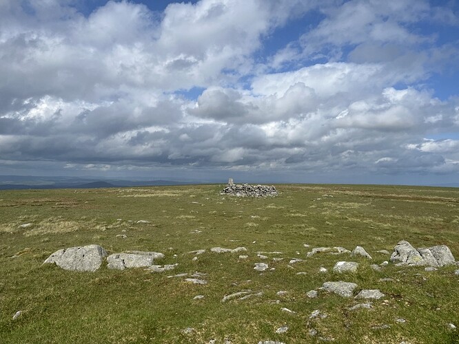 Shelter and Trig point