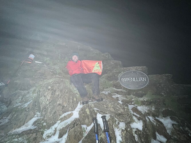 SOTA flag snowdon