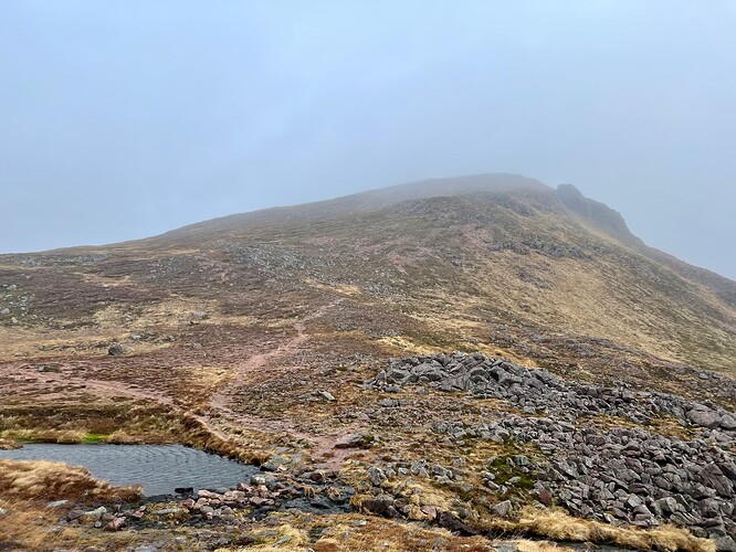 Path up to Beinn Mheadhoin