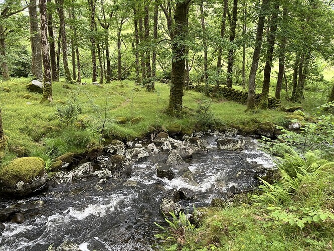 Waterfalls by Southern Upland Way